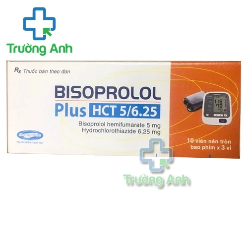 Bisoprolol Plus HCT 5/6.25 Savipharm - Thuốc trị tăng huyết áp