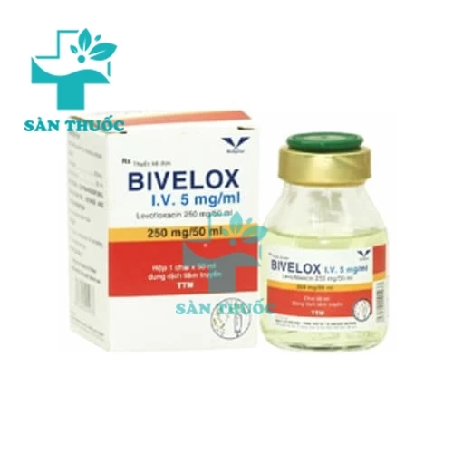 Bivelox I.V 5mg/ml Bidiphar - Thuốc trị nhiễm khuẩn dạng tiêm