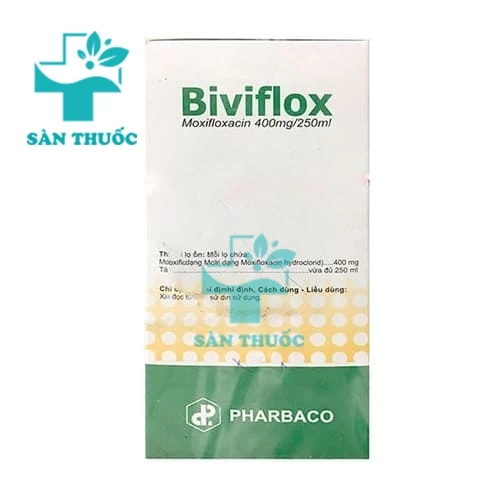 Biviflox 400mg/250ml Pharbaco - Thuốc điều trị nhiễm khuẩn