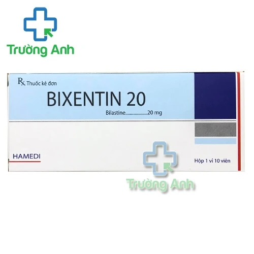 Bixentin 20 Hamedi - Thuốc trị viêm mũi dị ứng, mày đay