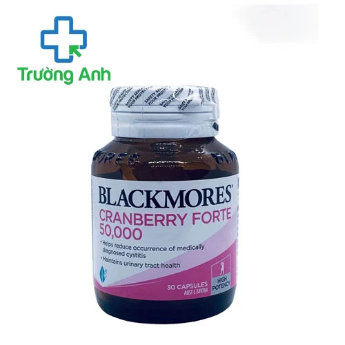 Blackmores Cranberry Forte 50000mg - Giúp điều trị viêm bàng quang, tiết niệu