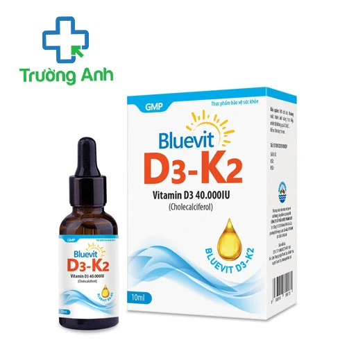 Bluevit D3-K2- Bổ sung vitamin giúp xương chắc khỏe của dược Fusi