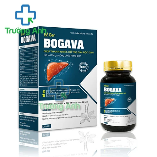 Bổ gan Bogava (lọ) - Giúp tăng cường chức năng gan hiệu quả