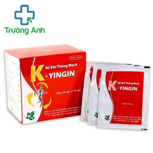 Bổ khí thông mạch K-Yingin - Giúp lưu thông khí huyết hiệu quả