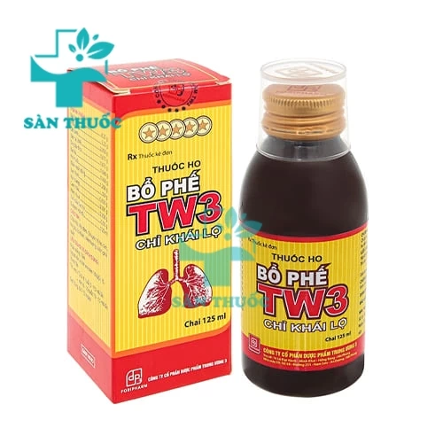 Bổ phế TW3 chỉ khái lộ (chai 125ml) - Giúp long đờm, giảm ho