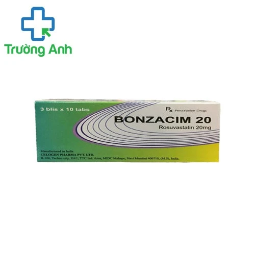 Bonzacim 20 - Thuốc trị tăng cholesterol trong máu hiệu quả