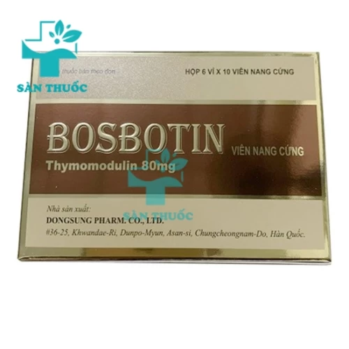 Bosbotin - Thuốc điều trị nhiễm trùng do vi khuẩn của Hàn Quốc