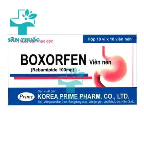 Boxorfen Tablet 100mg Korea Prime Pharm - Thuốc điều trị viêm loét dạ dày