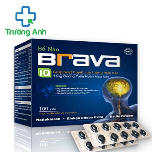 Bổ não Brava iQ (vỉ) - Giúp tăng cường tuần hoàn não hiệu quả