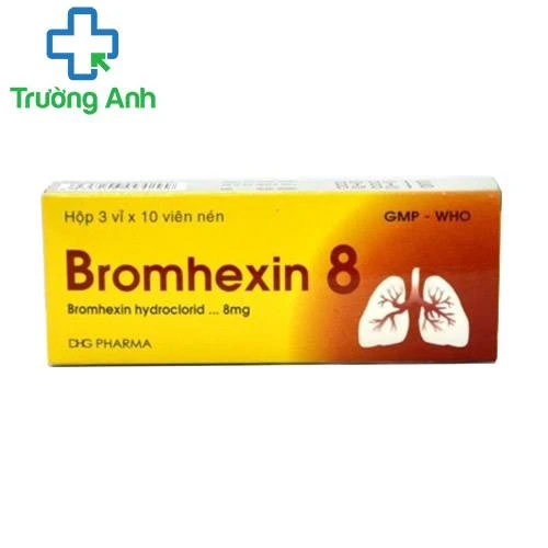 Bromhexin 8mg DHG - Thuốc điều trị viêm phế quản hiệu quả