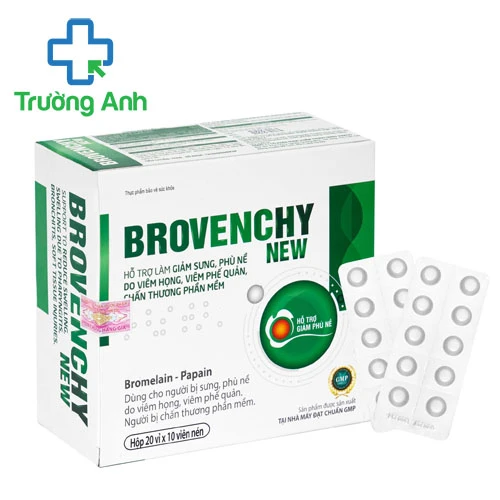 Brovenchy Tradiphar - Sản phẩm giúp giảm sưng viêm, phù nề