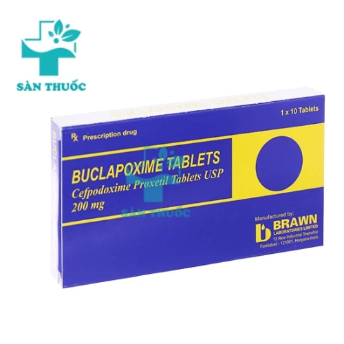 Buclapoxime tablets - Thuốc điều trị bệnh nhiễm khuẩn của Brawn