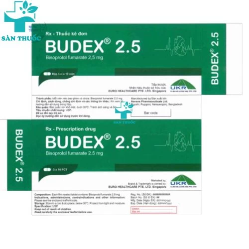 Budex 2.5 - Bisoprolol fumarate 2.5mg Navana