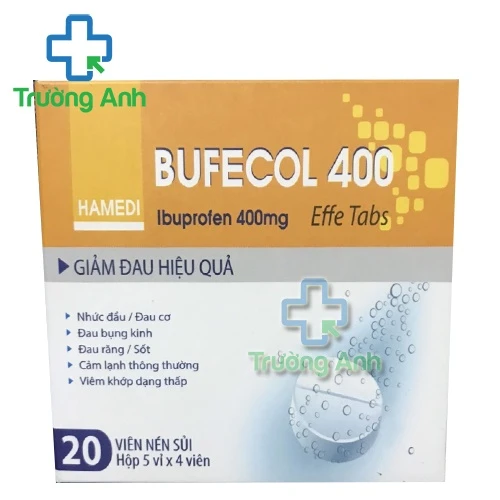 Bufecol 400 Effe Tabs - Thuốc giảm đau hiệu quả và nhanh chóng