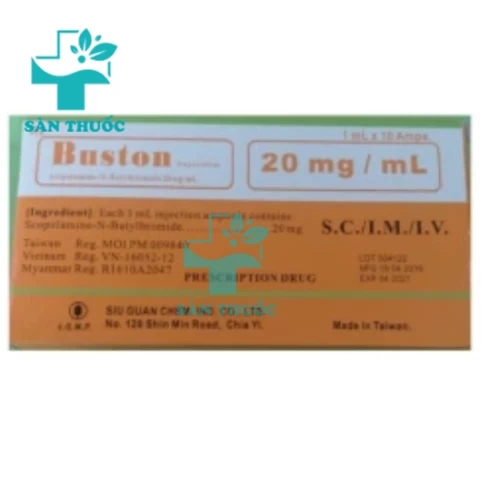 Buston Injection - Thuốc điều trị co thắt đường tiêu hóa