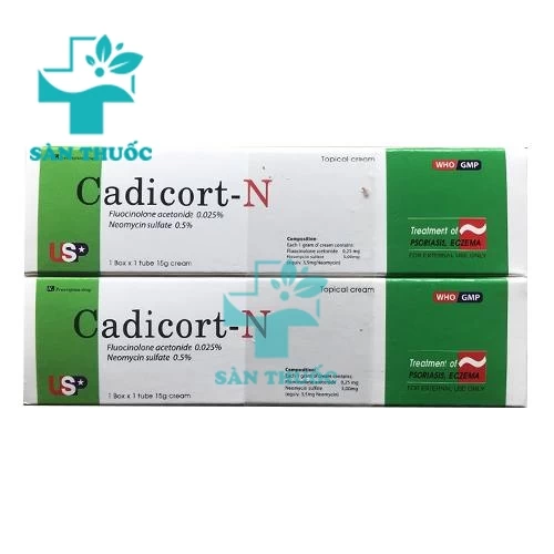 Cadicort-N - Thuốc điều trị viêm da hiệu quả của US Pharma USA (10 type)