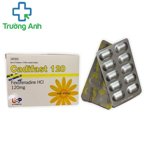 CADIFAST 120 USP - Thuốc điều trị viêm mũi dị ứng hiệu quả