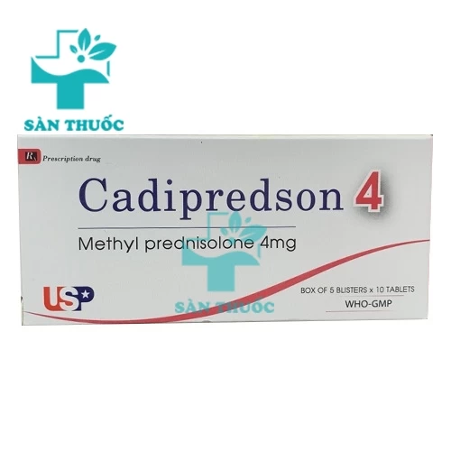 Cadipredson 4 USP - Thuốc kháng viêm, chống dị ứng hiệu quả