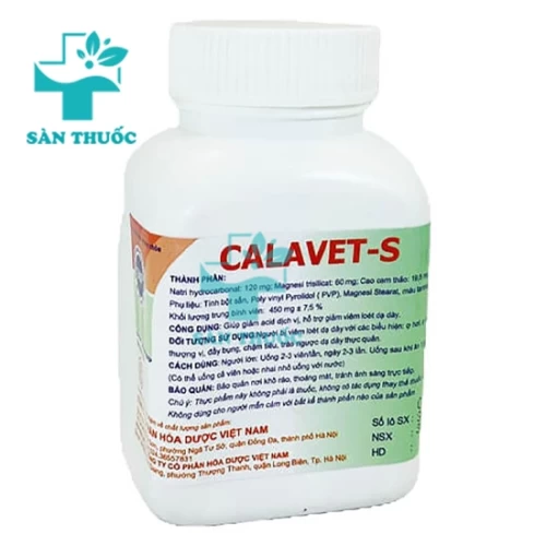 Calavet-S - Thuốc điều trị viêm loét dạ dày hiệu quả