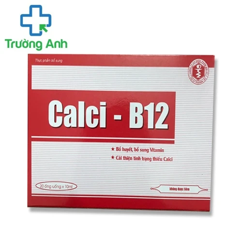 Calci - B12 Đại Uy - Giúp tăng cường sức khỏe hiệu quả
