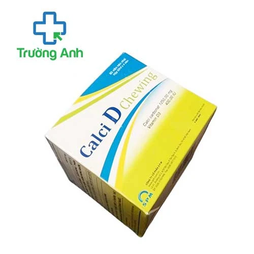 Calci D chewing SPM - Thuốc bổ sung vitamin D3 và calci