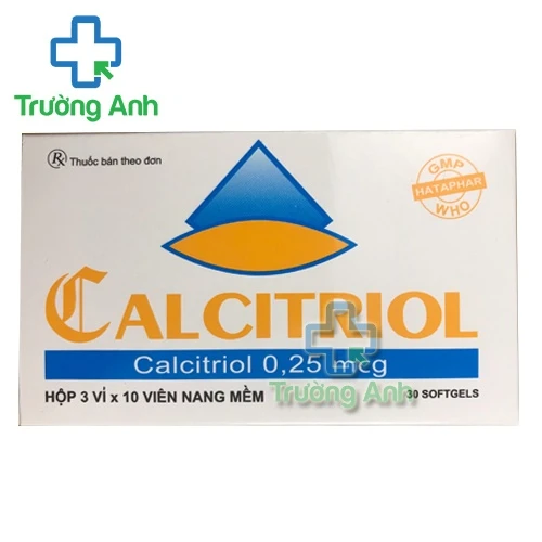 Calcitriol 0,25mcg (30 viên) - Thuốc điều trị loãng xương của Hataphar