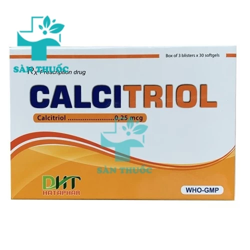 Calcitriol DHT (90 viên) - Thuốc điều trị loãng xương hiệu quả