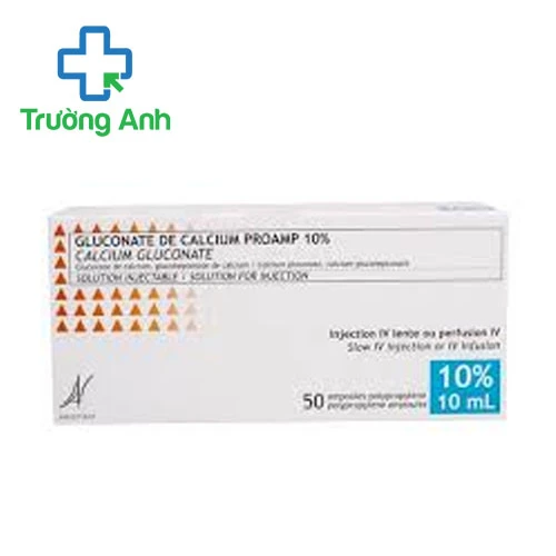 Calcium Gluconate Proamp 10% Aguettant - Thuốc trị giảm canxi máu