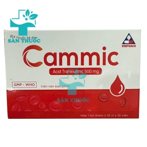 Cammic 500mg (viên) - Thuốc ngừa chảy máu khi phẫu thuật của VINPHACO