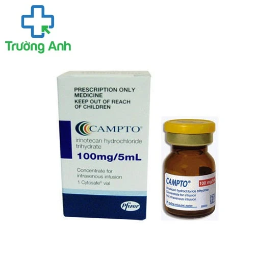Campto 100mg/5ml Pfizer - Thuốc điều trị Ung Thư hiệu quả