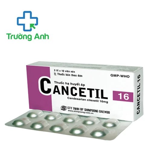 Cancetil 16mg - Thuốc điều trị tăng huyết áp và suy tim hiệu quả