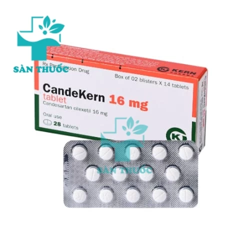 Candekern 16mg Tablet Kern - Thuốc trị tăng huyết áp hiệu quả