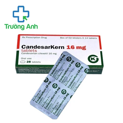 Candekern 16mg Tablet Kern - Thuốc trị tăng huyết áp hiệu quả
