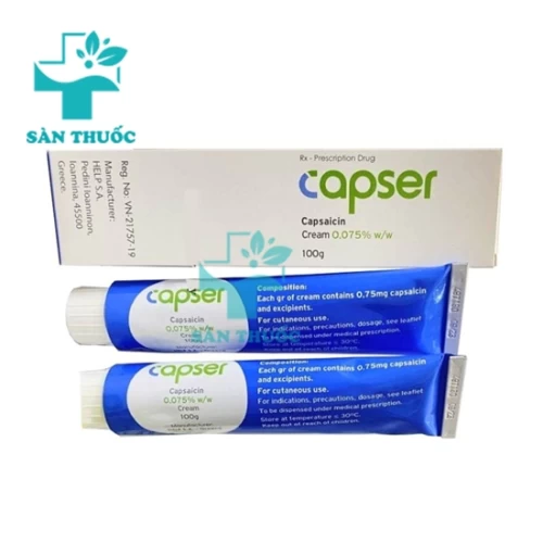 Capser 100g Help S.A - Thuốc trị đau dây thần kinh hiệu quả