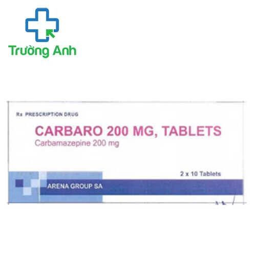 Carbaro 200mg Arena - Thuốc điều trị động kinh cục bộ hiệu quả