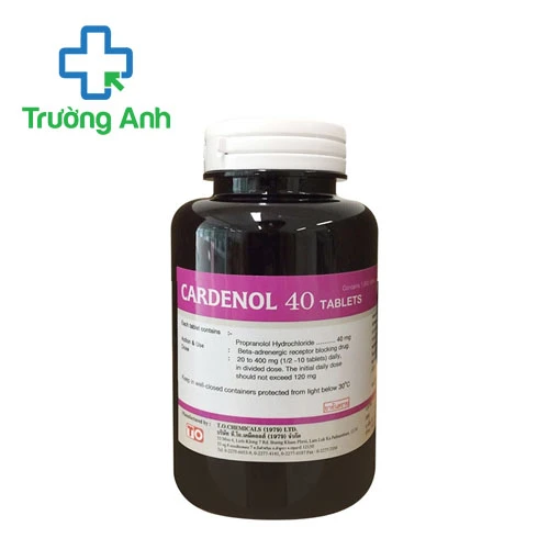 Cardenol 40 (chai 1000 viên) - Thuốc điều trị cao huyết áp