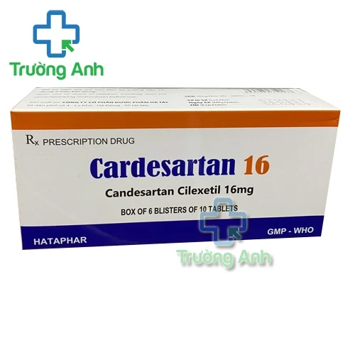 Cardesartan 16 - Thuốc điều trị bệnh tăng huyết áp của Hataphar