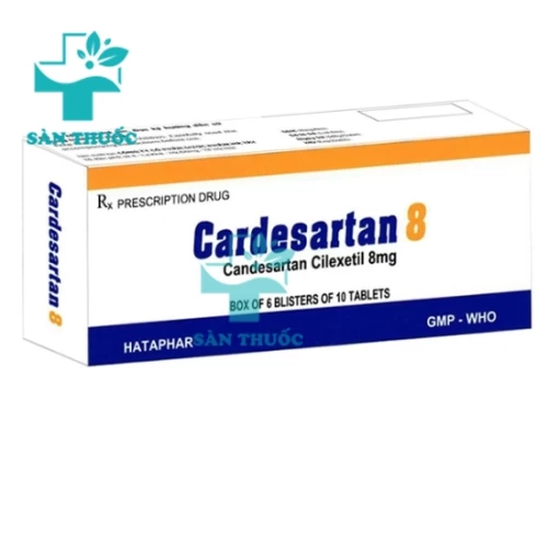 Cardesartan 8 - Thuốc điều trị tăng huyết áp của Hataphar