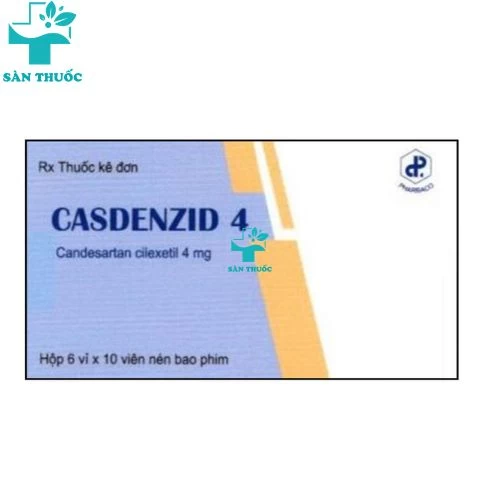 Casdenzid 4 - Candesartan cilexetil 4mg Pharbaco