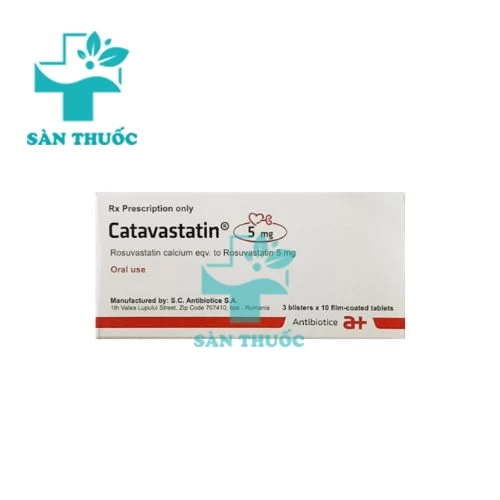 Catavastatin 5mg SC Antibiotice - Điều trị tăng cholesterol trong máu hiệu quả