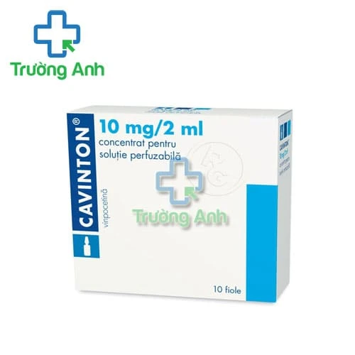 Cavinton 10mg/2ml Gedeon Richter (tiêm) - Thuốc điều trị rối loạn tuần hoàn não