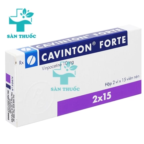 Cavinton Forte - Thuốc điều trị rối loạn tuần hoàn não hiệu quả