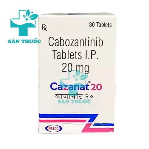 Cazanat 20mg Natco - Thuốc điều trị ung thư của Ấn Độ