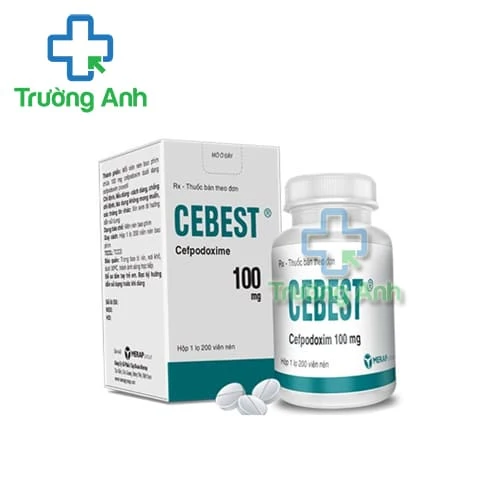 Cebest 100mg (viên nén) Merap - Thuốc điều trị nhiễm khuẩn