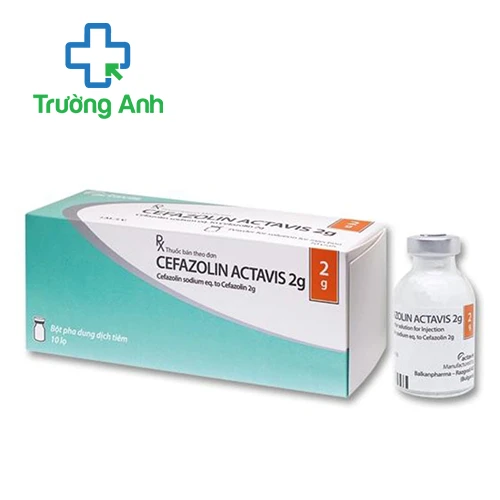 Cefazolin Actavis 2g Balkanpharma - Thuốc điều trị nhiễm khuẩn