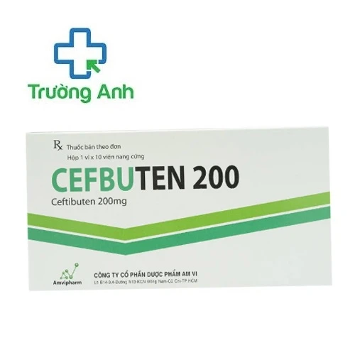 Cefbuten 200 - Thuốc điều trị nhiễm khuẩn cấp tính của Amvipharm