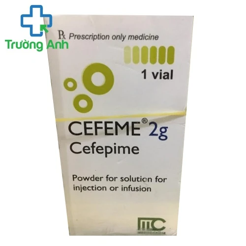 Cefeme 2g Medochemie - Thuốc điều trị nhiễm khuẩn hiệu quả