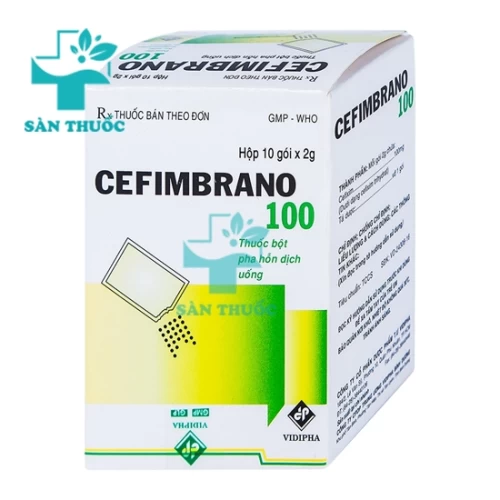 Cefimbrano 100 Vidipha - Thuốc điều trị nhiễm khuẩn hiệu quả