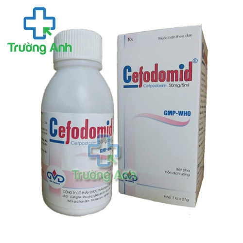 Cefodomid 50mg/5ml MD Pharco (lọ bột) - Thuốc trị nhiễm khuẩn nhẹ
