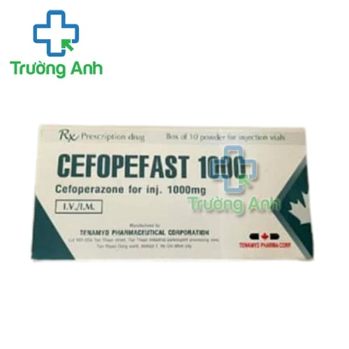 Cefopefast 1000 Tenamyd - Thuốc điều trị nhiễm khuẩn